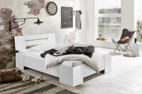 BMG Möbel Futonbett Graz, Holzbett, Doppelbett,...