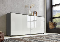 BMG Möbel Sideboard »Mailand Set 3« (Kommode Anrichte Aktenschrank), in verschiedenen Farben, hochwertige push-to-open Beschläge