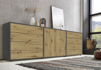 BMG Möbel Sideboard »Mailand Set 4« (Kommode Anrichte Aktenschrank), in verschiedenen Farben, hochwertige push-to-open Beschläge