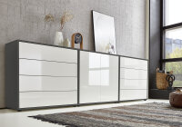 BMG Möbel Sideboard »Mailand Set 4« (Kommode Anrichte Aktenschrank), in verschiedenen Farben, hochwertige push-to-open Beschläge
