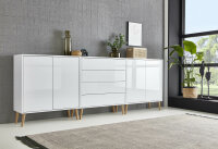 BMG Möbel Sideboard Mailand Set 5, grifflos,...