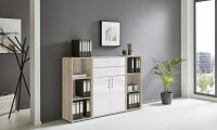 BMG Möbel Regalwand/Schrankwand, Office Edition Set...