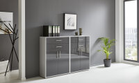 BMG Möbel Regalwand/Schrankwand, Office Edition Set...