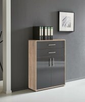 BMG Möbel Schubkasten Schrank , 2 Türen in 11...