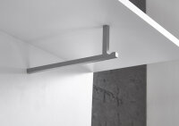 BMG Möbel Garderoben-Set, Mailand 4, Spiegel/Paneel, weiß/ weiß hochglanz