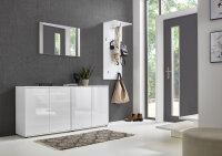 BMG Möbel Garderoben-Set 2, Mailand, Spiegel/Paneel,...