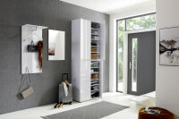 BMG Möbel Garderoben-Set 4, Mailand Schuhschrank,...