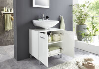 BMG Möbel Badschrank/WBU, Marbella, weiß/...