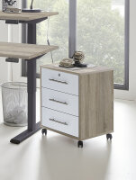 BMG Möbel Rollcontainer, Office Edition Sonoma Eiche...