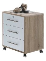 BMG Möbel Rollcontainer, Office Edition Sonoma Eiche...