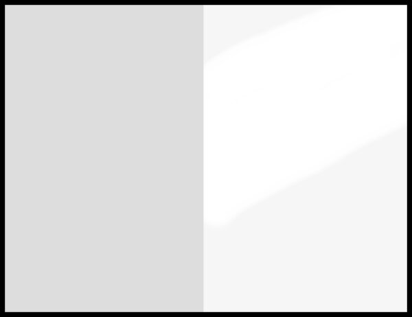 Grau, Weiß Hochglanz